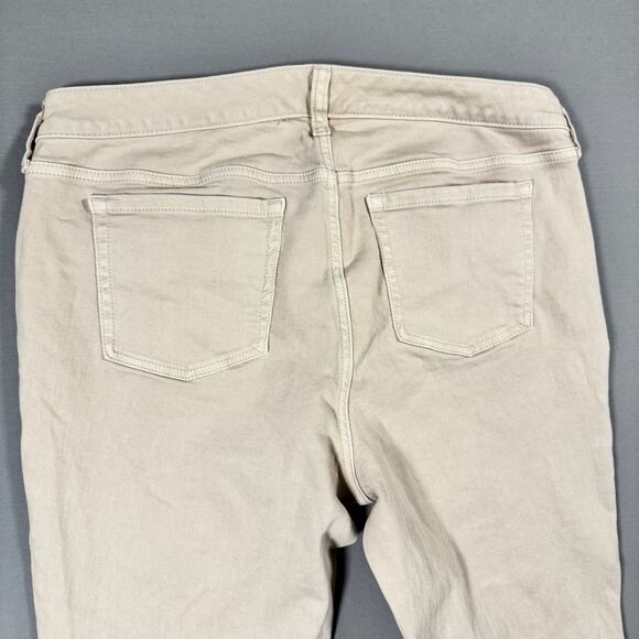 Torrid Women's Plus Size Tan Boyfriend Straight Mid-Rise Stretch Jeans - Size 14 - Picture 8 of 11